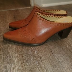 Western mule Booties